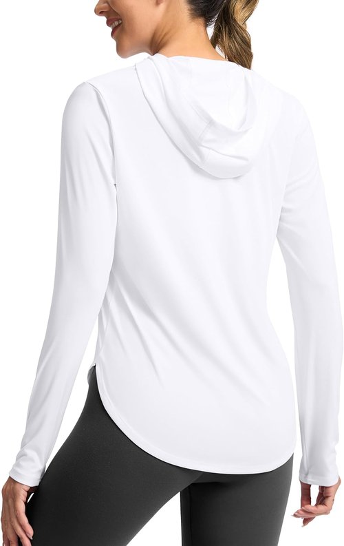G Gradual Women's UV Protection Hoodie - Lightweight Long Sleeve Sun Shirt for Hiking & Fishing