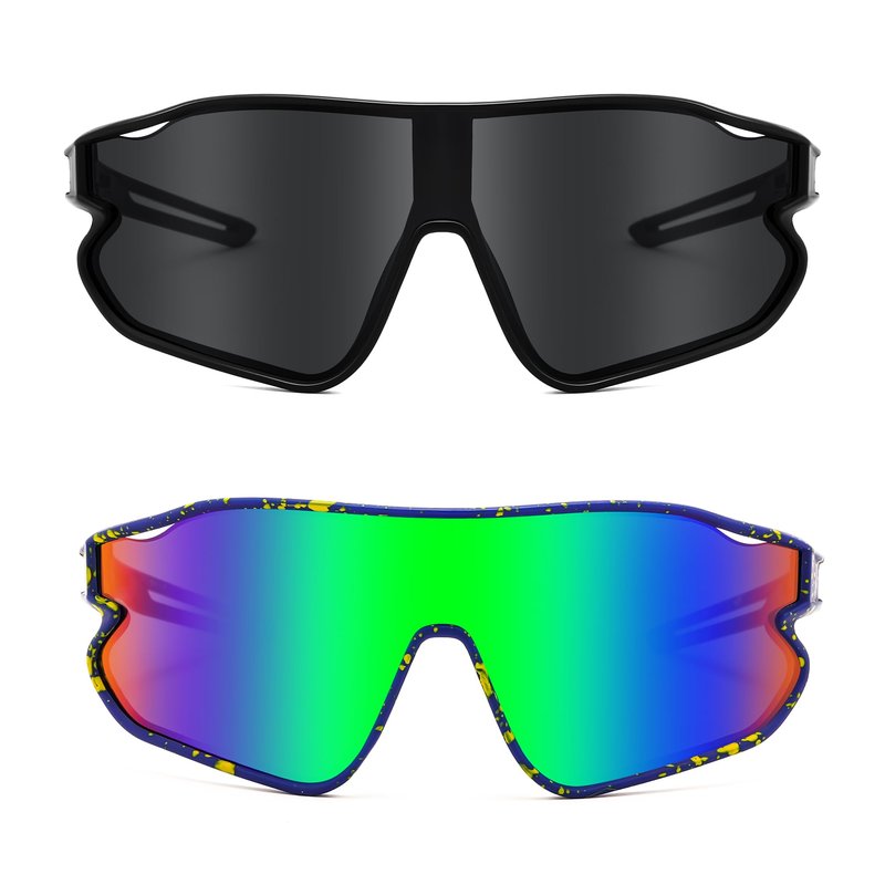 YuJian 2PACK Kids Sports Sunglasses Youth Sunglasses Boys Girls Softball Baseball Sunglass Cycling Goggles