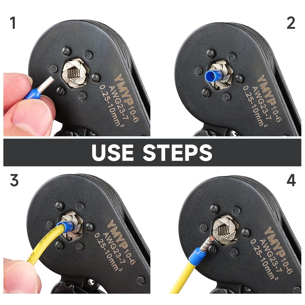 HKS 1000PCS Wire Ferrule Connectors - AWG 18-1.0mm² Copper Barrel Pin Cord Ends Insulated Ferrules Terminals - E1008 Red