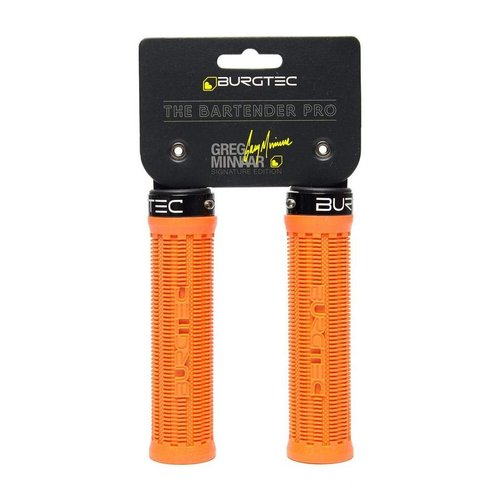 Burgtec Greg Minnar Signature Edition Bartender Pro Grip Iron Bro Orange, 31.5Mm