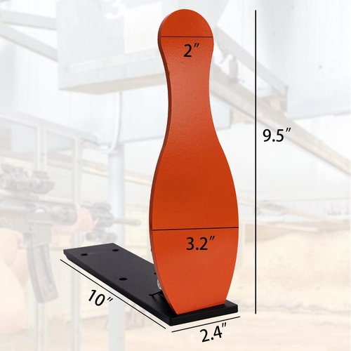 STRONCHUAN Ar500 9" Classic Popper Steel Shooting Target,Auto Reset,Steel Targets for Shooting,Ar500 Steel Targets,Steel Target,Ar500 Steeltarge,Airsoft Targets (Ball)