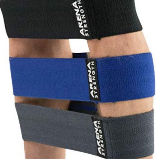 Arena Strength Fabric Booty Bands - Premium Resistance Bands for Legs and Butt | Includes Workout Guide & Carry Case