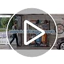 Sports Equipment Organizer - Golf Bag Storage Rack for 2 Bags