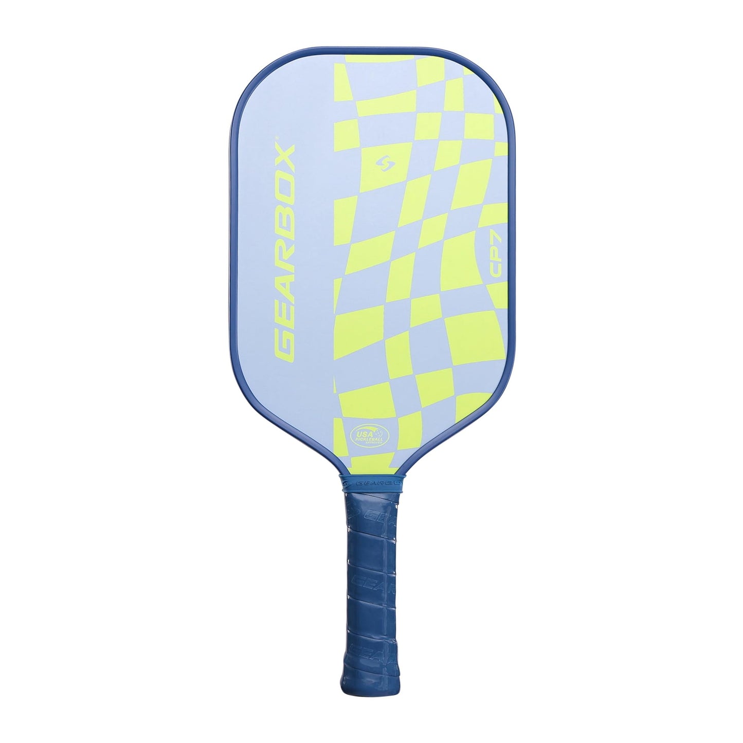 Gearbox CP7 Pickleball Paddle 8 oz – Lightweight Carbon Fiber Paddle with Textured Surface for Ultra Spin, Power & Control – Elongated Shape, Large Sweet Spot, Hyper-Bite Technology, 4” Grip
