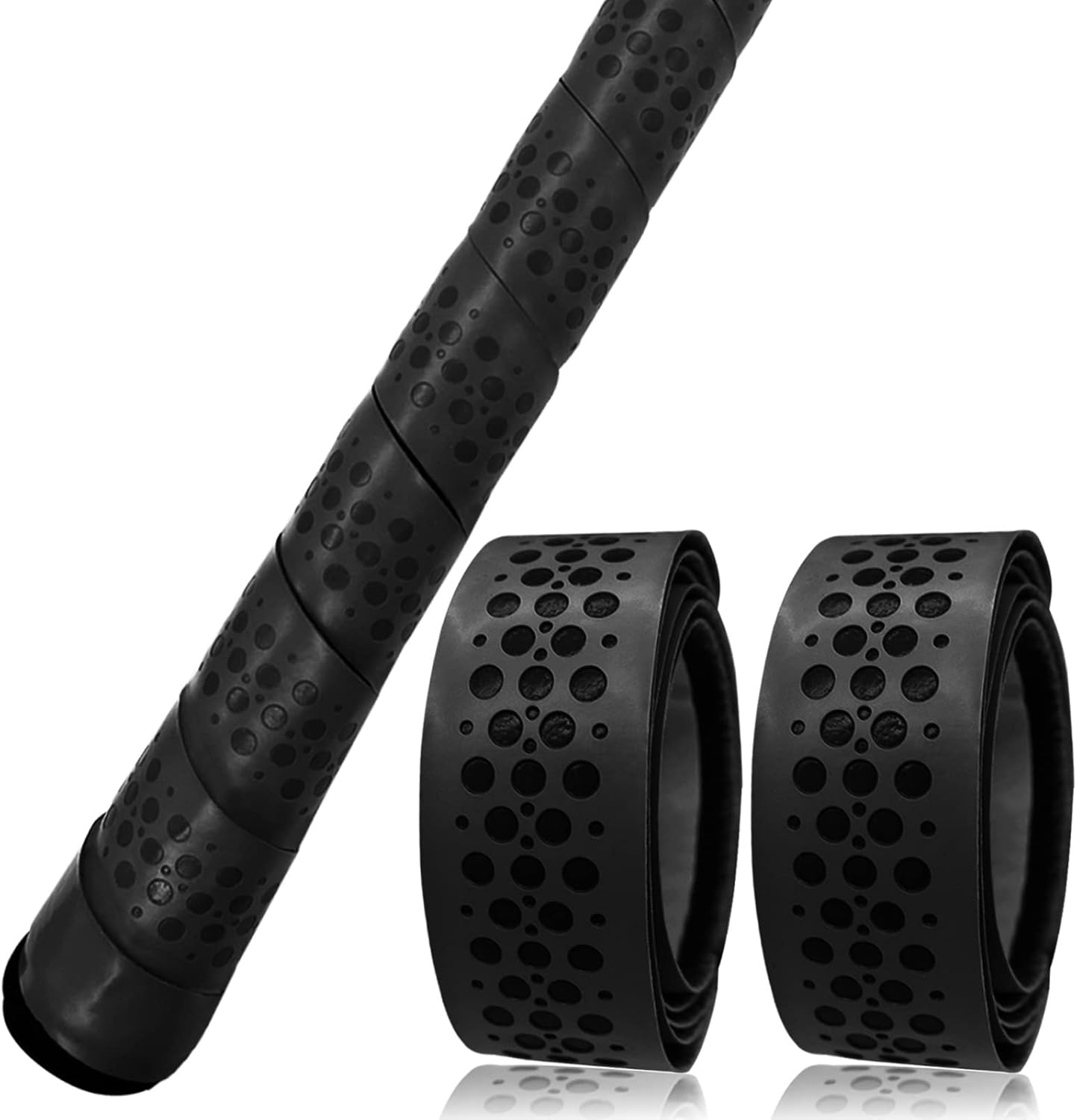 VEASAERS Bat Grip Tape - Soft & Comfortable Adhesive for Baseball/Softball | 2/4 Pack, 40 Inch, 1.75mm