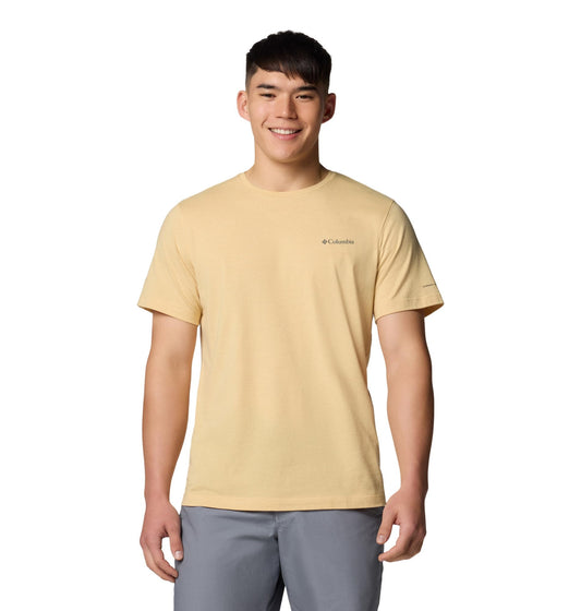 Columbia Mens Thistletown Hills Short Sleeve T-Shirt, Sand Dune Heather, 5X