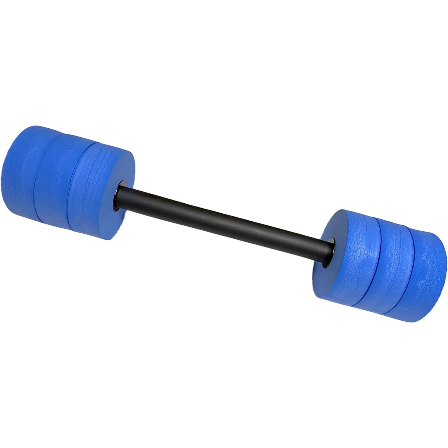 Kemp USA Aquatic Bar Float - 26 Inch Soft Foam Padded Dumbbell Set for Swimming Pool, Water Aerobics & Fitness Exercise - Non-Water Absorbing, Designed for All Ages.