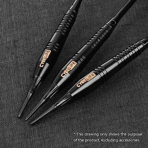 2BA Soft Tip Dart Points - 50-Piece Replacement Plastic Tips