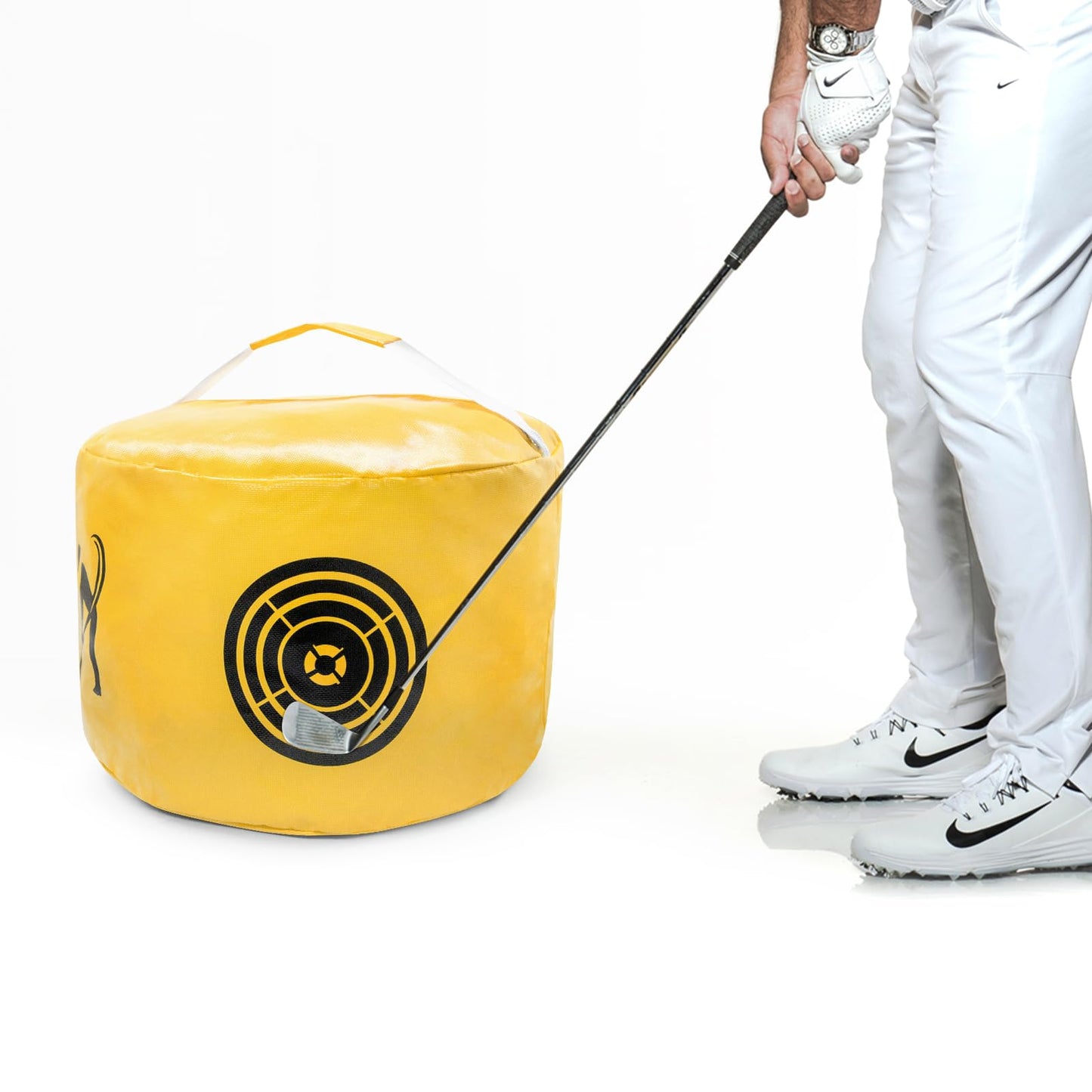 Acebirdie Golf Impact Bag Golf Swing Aids - Golf Swing Trainer and Practice Tool Portable Power Hitting Bag Practice Tool for Golf Beginners - Waterproof and Durable Golf Accessory