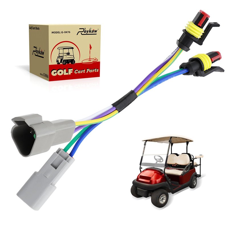 Roykaw Golf Cart MCOR 3 & 4 Adapter Harness Compatible with Club Car Precedent, Output Regulator for Motor Controller, Convert Old to New MCOR 3 or 4, OEM# 103890801