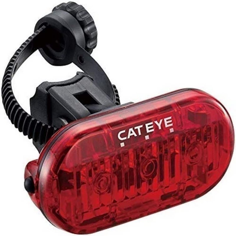 CATEYE Omni 3 Bike Safety Light – IPX4 Waterproof 3 LED Safety Light with 360° Visibility, Multiple Flashing Modes, AAA Battery, 200+ Hour Runtime, Fits Road, Urban, MTB & Kids Bikes (Omni 3 Rear)