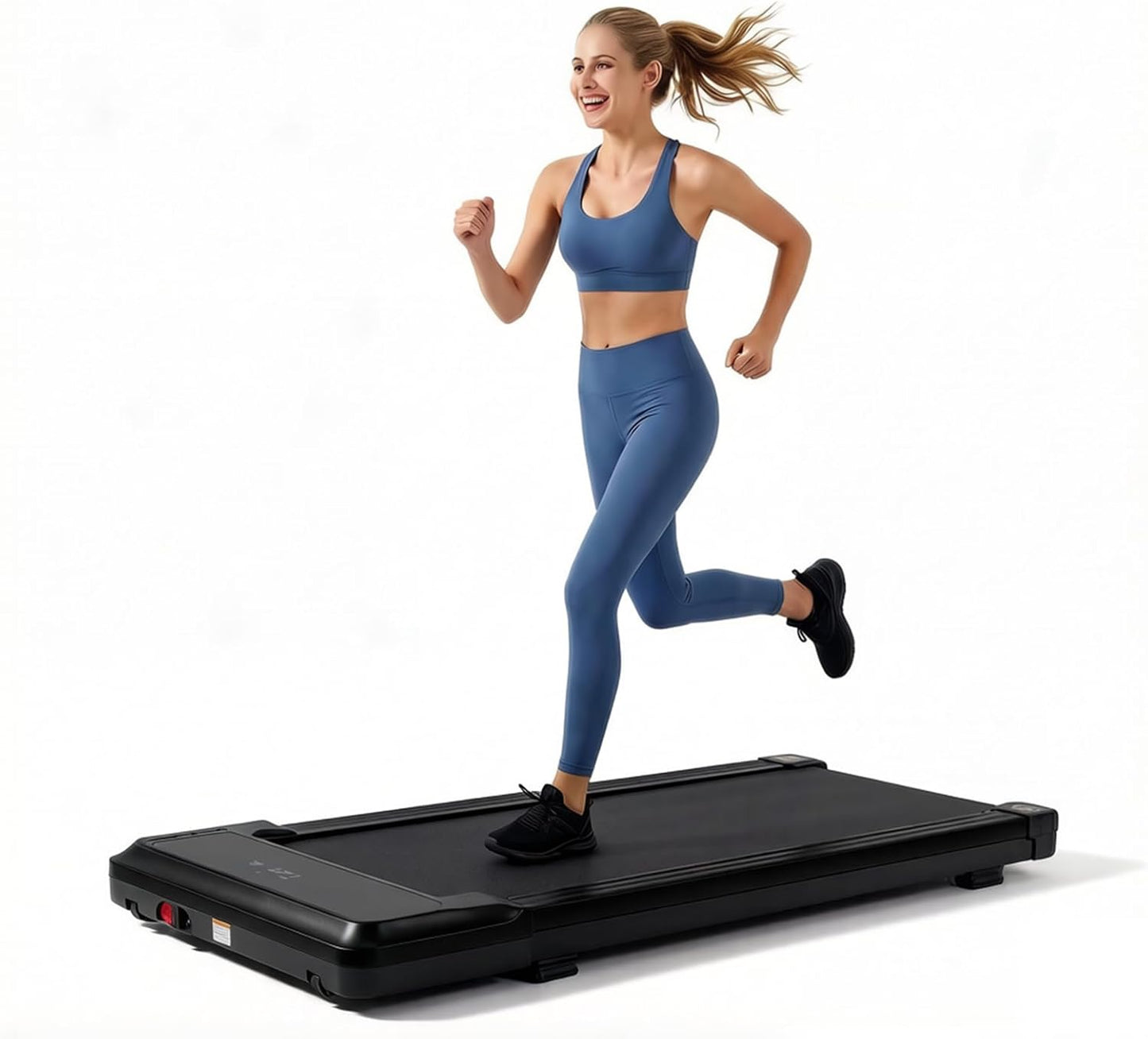 NEWBULIG Under Desk Treadmill - Portable Electric Walking Pad with Remote Control | Quiet Home Fitness Machine