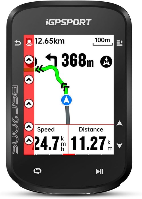 iGPSPORT BSC200S GPS Bike Computer - Wireless Navigation with 2.4'' Screen & IPX7 Waterproof Design