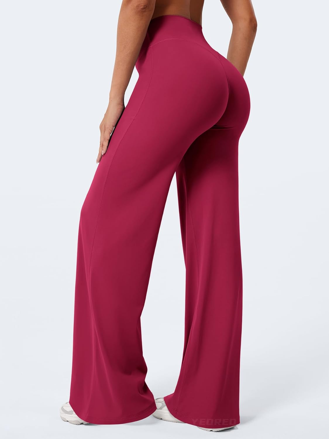 YEOREO High Waist Workout Leggings - No Front Seam, Buttery Soft, Available in 29"/31.5"/33"/35" Sizes