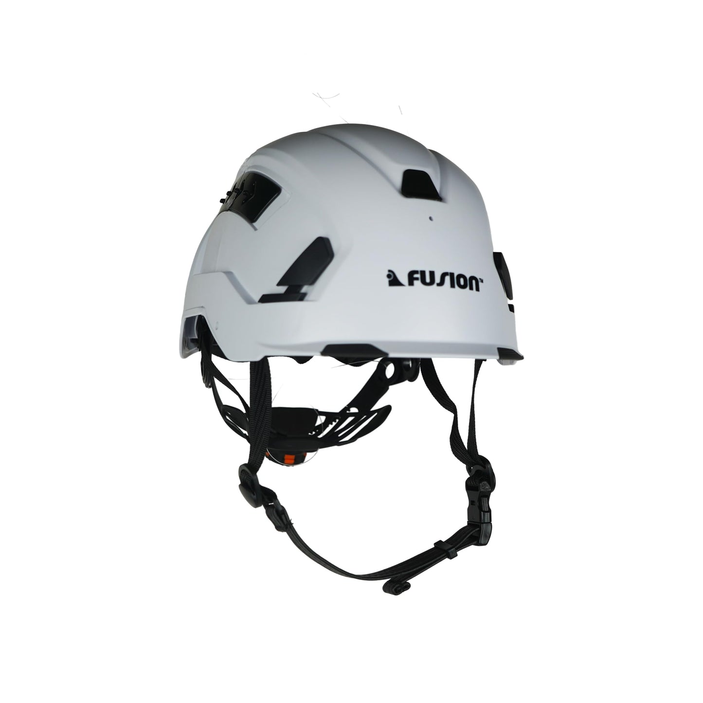 Fusion Climb Meka II Climbing and Zipline Safety Helmet - White, 6.25-Inch H x 10.3-Inch L x 8.25-Inch W