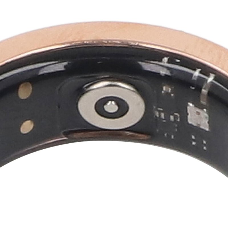 Ring for Women Men, Ti Steel, Roman Numerals Rotatable Health Tracker Ring with Exercise Monitoring, Magnetic Fast Charging, Size 9