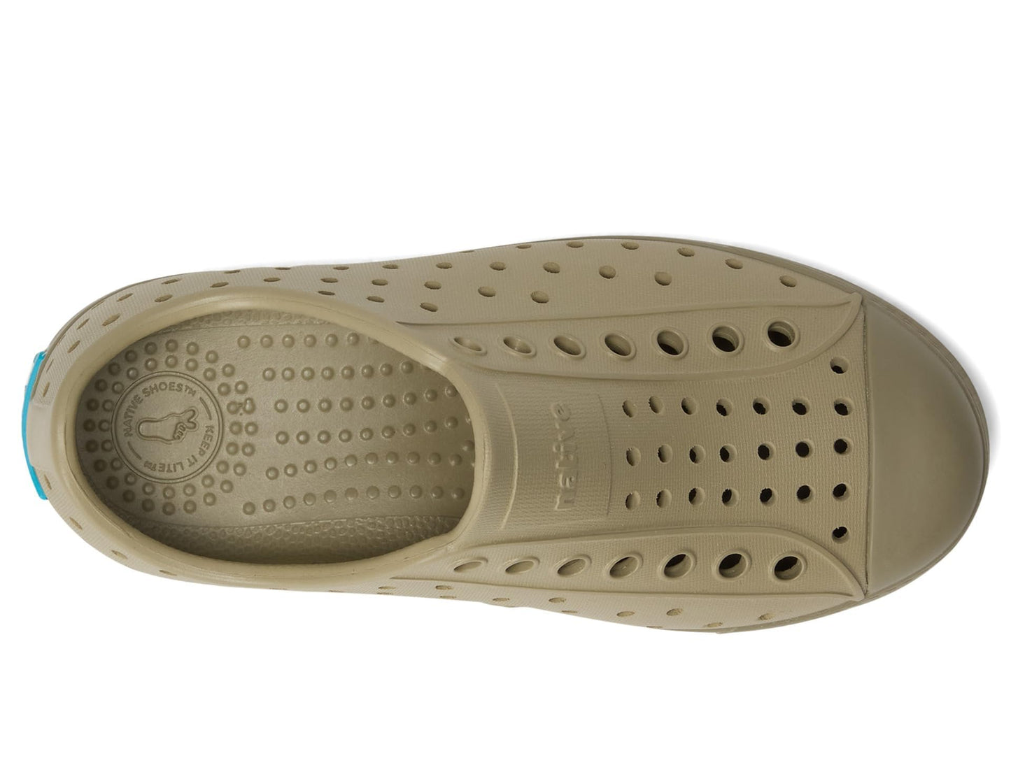 Native Shoes Unisex-Kids Jefferson Sneakers, Elm Green/Vetiver Grey, 5 Big Kid