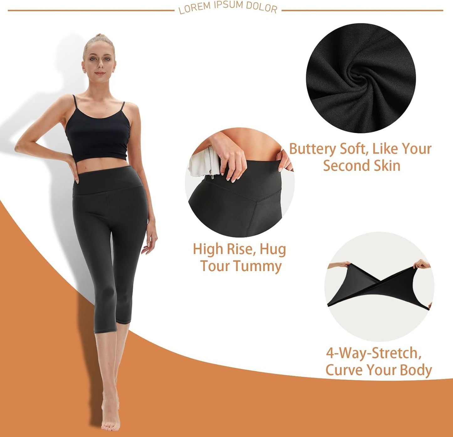 Skiennix High Waisted Leggings | Tummy Control, No See-Through, Workout Yoga Pants with Pockets - Reg & Plus Sizes