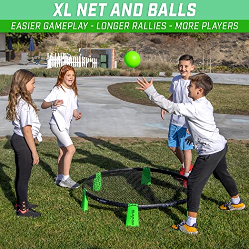 GoSports Slammo XL Large Outdoor Game Set with Net, Balls & Carry Bag