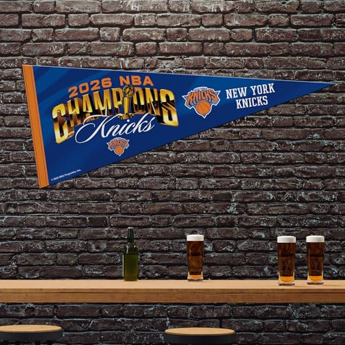 New York Knicks 12" x 30" Felt Wall Pennant - NBA Champions