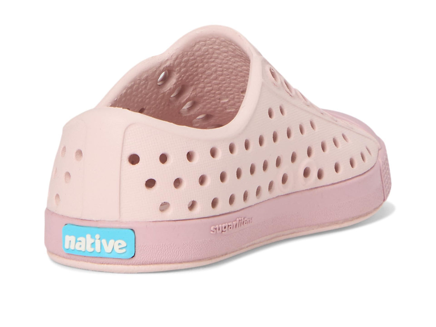 Native Shoes Unisex-Kids Jefferson Sneakers, Dust Pink/Balos Pink, 11 Little Kid