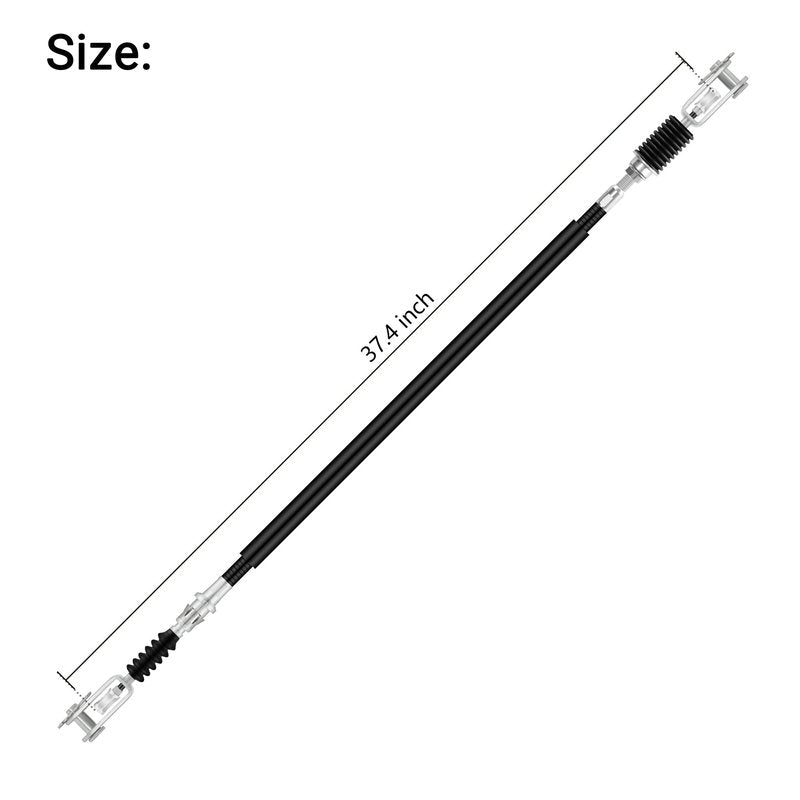 10L0L Golf Cart Brake Cable (37.45" Long with Pin Clevis Clip) Fits Yamaha G29 Electric Drive 2007-up and G29 2007 G&E OEM JW2-F6341-31