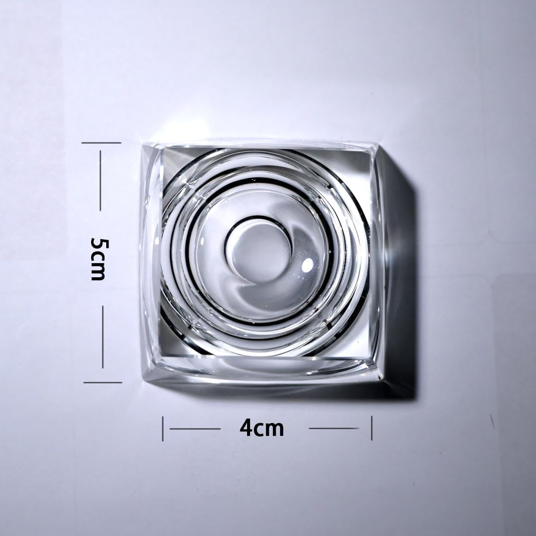 Skiennix Crystal Ball Stand - Clear Sphere Holder for 40mm to 120mm Balls & Marbles | Display Base