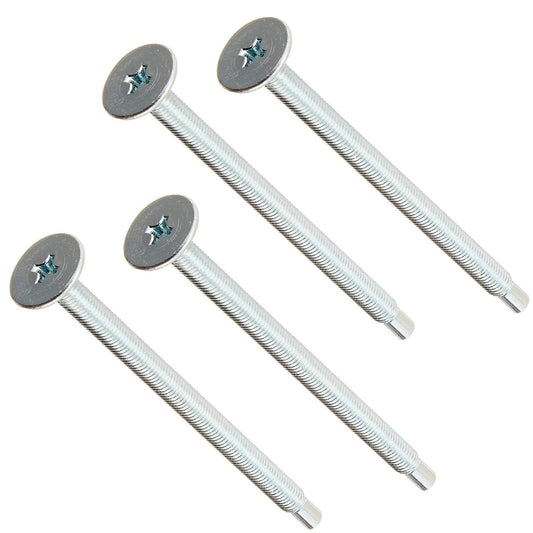 WB01X10180 Microwave Mounting Flat Bolt Easy Installation, Universal Fit |Compatible with GE, Kenmore, Hotpoint| Microwave Installation Flat Bolts（4 Pack）