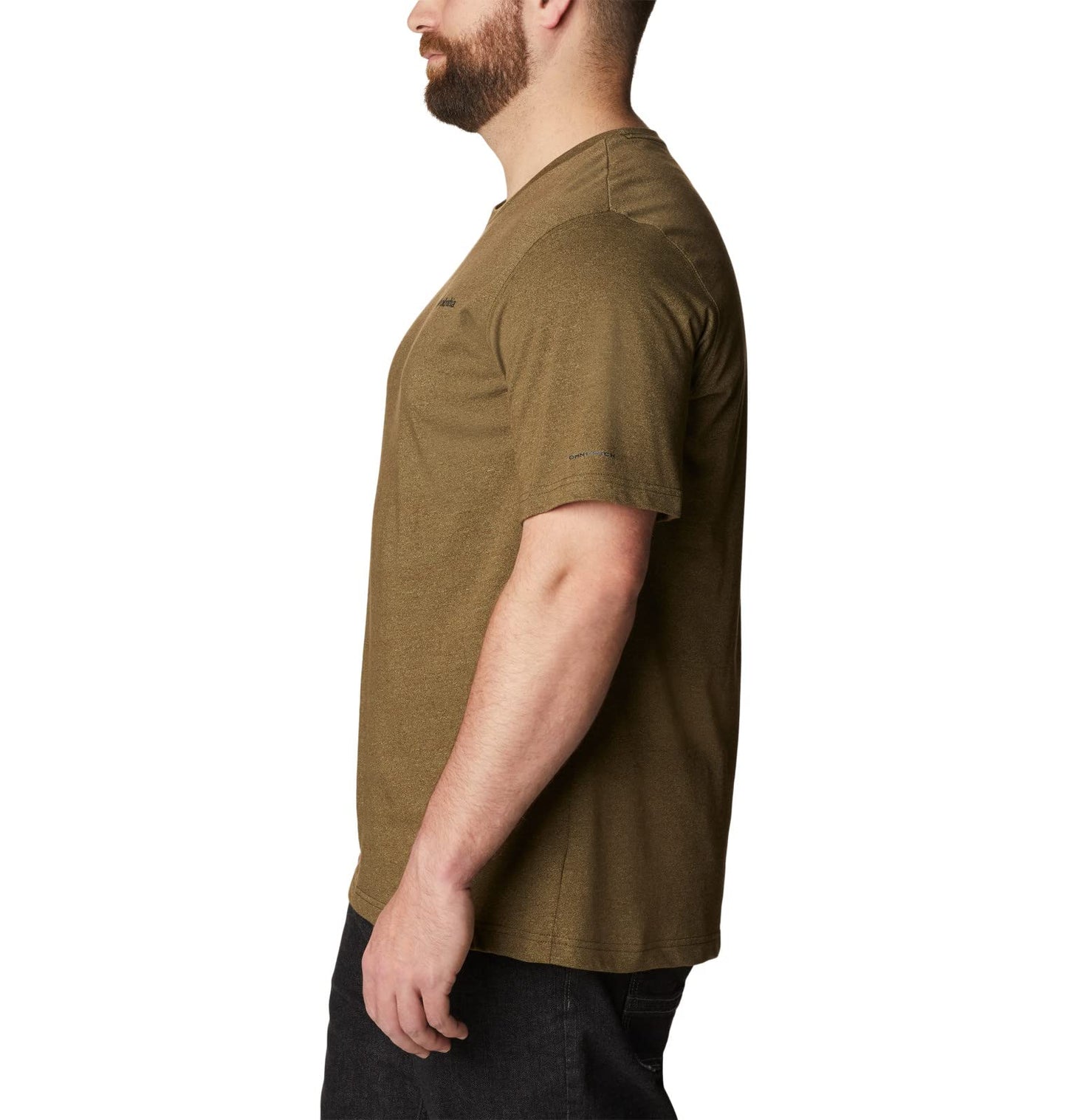 Columbia Men's Thistletown Hills Short Sleeve, Olive Green/Savory, 3X Big