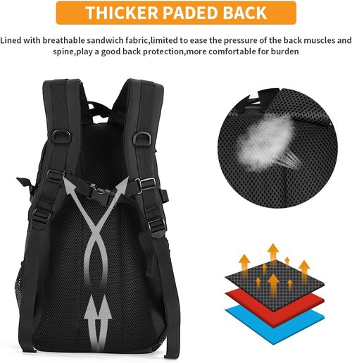 HUNTVP 25L Tactical Backpack - Military Assault Pack with Water-Resistant Design | Durable Rucksack