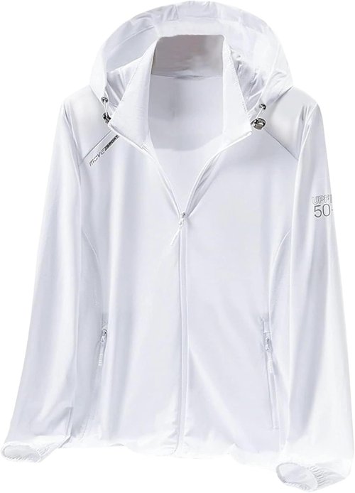 Cromoncent Women's Sun Protection Jacket - UPF 50+ Hooded Athletic Shirt with Pocket | Lightweight & Cooling