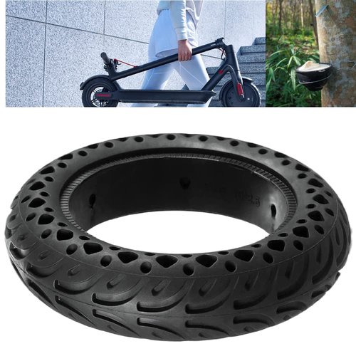 GYL 10X2.125, 50/75-6.1 Tubeless Tire Replacement for Gotrax G4 Turboant X7 Hiboy S2 Pro MAX Honeycomb Front Rear Wheels, 10x2/54-152 Rubber Solid Tyre
