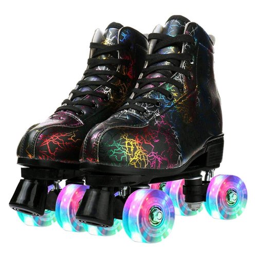 jessie Roller Skates for Women, High-top Roller Skates Outdoor Double Row Womens Roller Skate with Shoes Bag