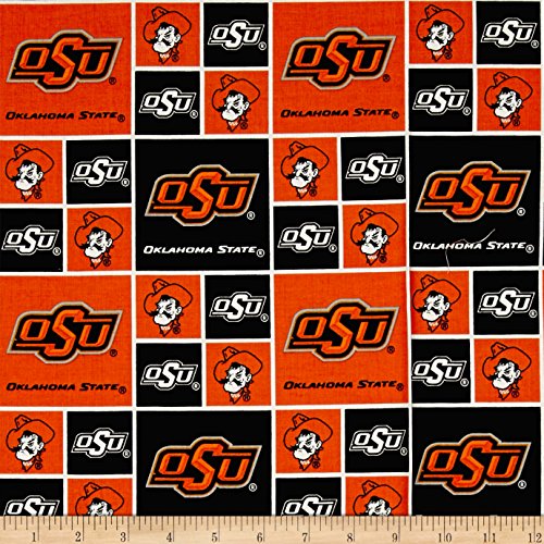 Oklahoma State Cowboys Cotton Broadcloth Fabric by the Yard