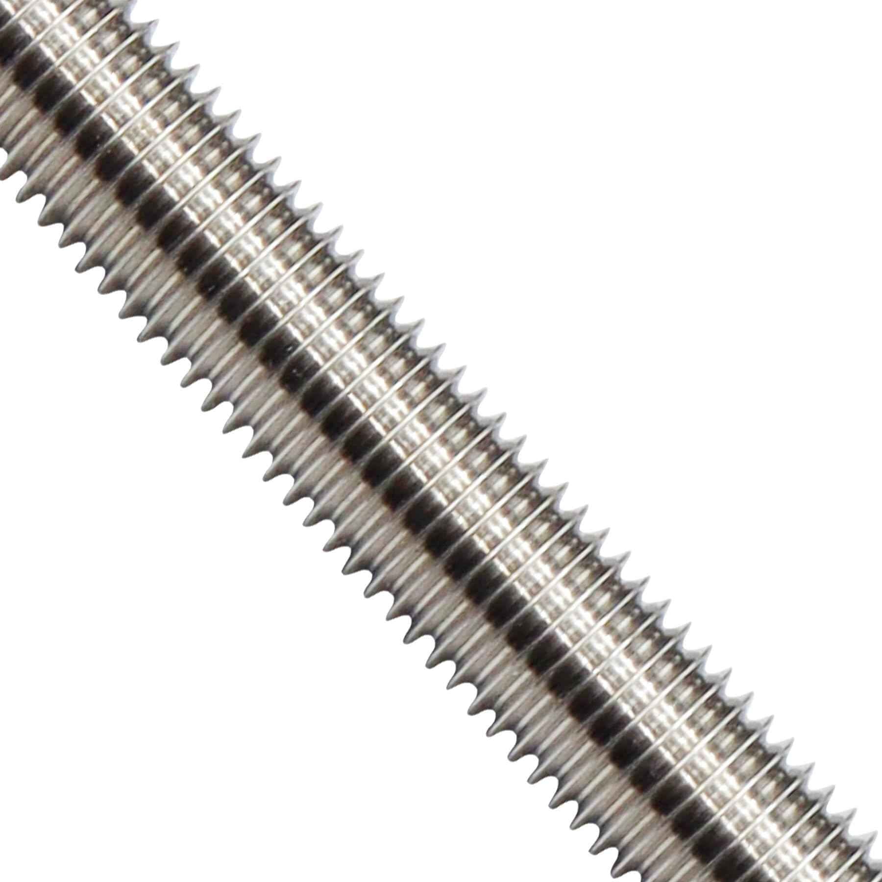 Aiwaiufu 12Inch Stainless Steel Threaded Rods, 1/2"-13 Fully All Threaded Rods (Pack of 4)