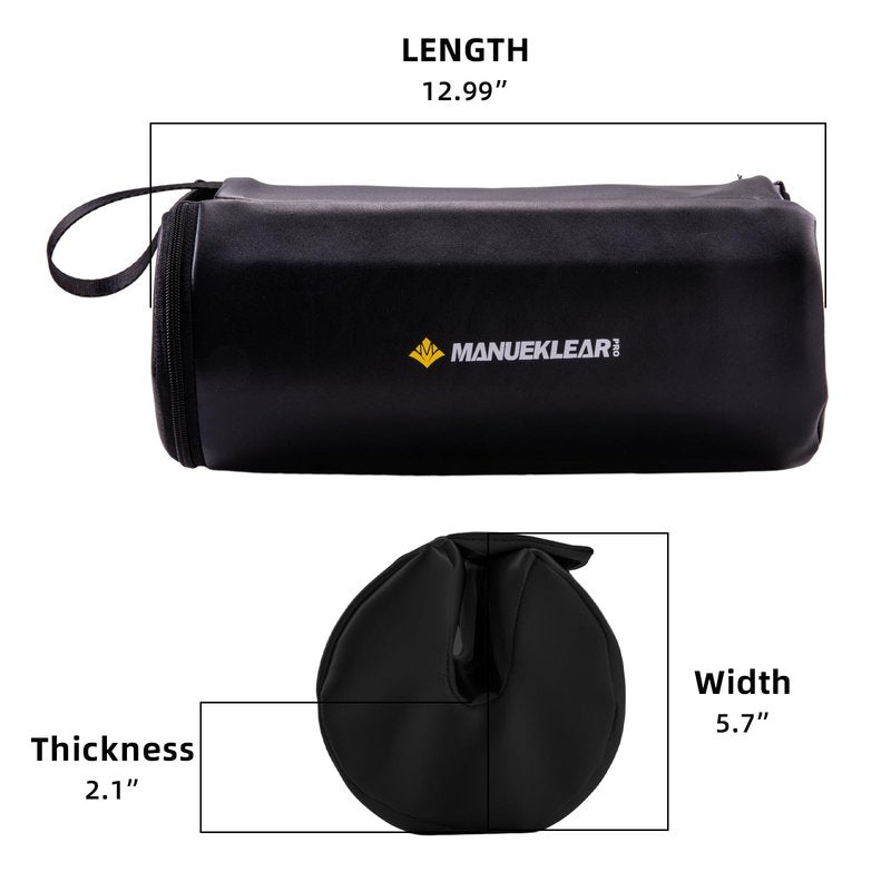 Hip Thrust Pad for Barbell 3.5" Thick Leather Olympic Barbell Pad for Bench Press Weightlifting Powerlifting (Black)