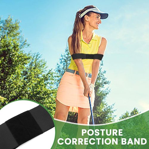 Herxsin Retractable Golf Swing Training Aid, Portable Grip Trainer with Rhythm Click Sound, Golf Grip Trainer Attachment -Ideal for Beginners, Indoor & Outdoor Practice
