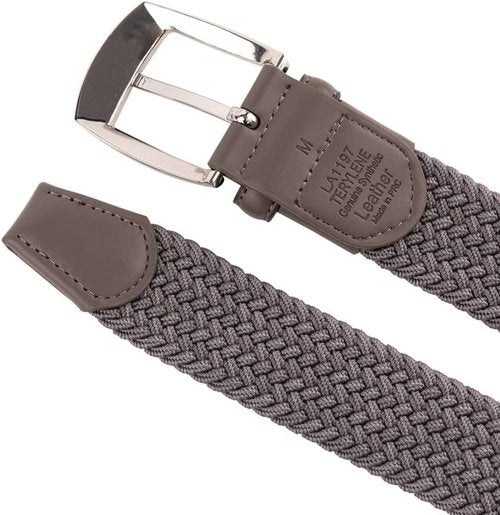 Fabio Valenti Canvas Woven Stretch Braided Belts - Multicolored Options for Men & Women