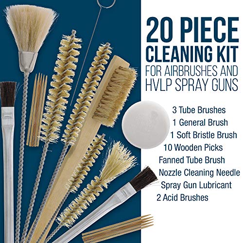 20-Piece Spray Gun Cleaning Kit - Multi-Purpose Tools