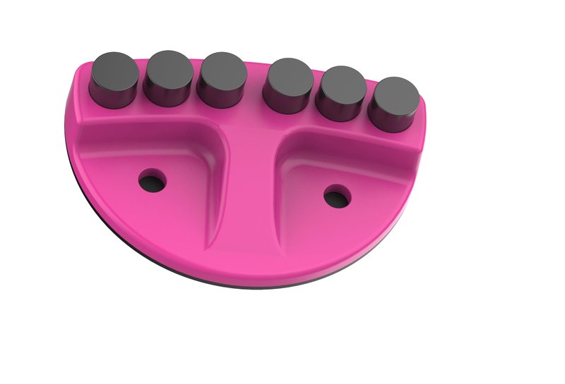Skateboard Spark Plate for Night Riding - Eye-Catching Sparking Accessory, Secure Mount Design, Deck Tail Protection Against Razor Tail, Universal Fit for All Wood Skateboards (Pulse Pink)