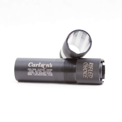 Carlson's Choke Tubes 12 Gauge Compatible for Beretta Benelli Mobil [ Rifled | 0.730 Diameter ] Blued Steel | Rifled Choke Tube | Made in USA