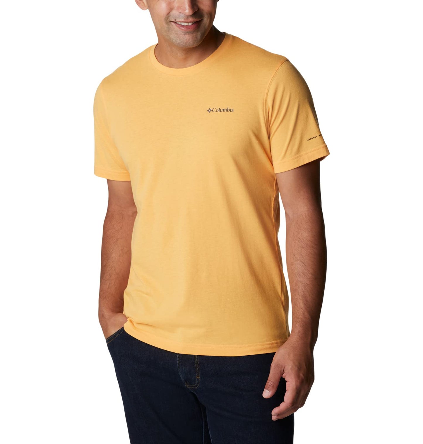 Columbia Men's Thistletown Hills Short Sleeve, Mango Heather, 2X Big