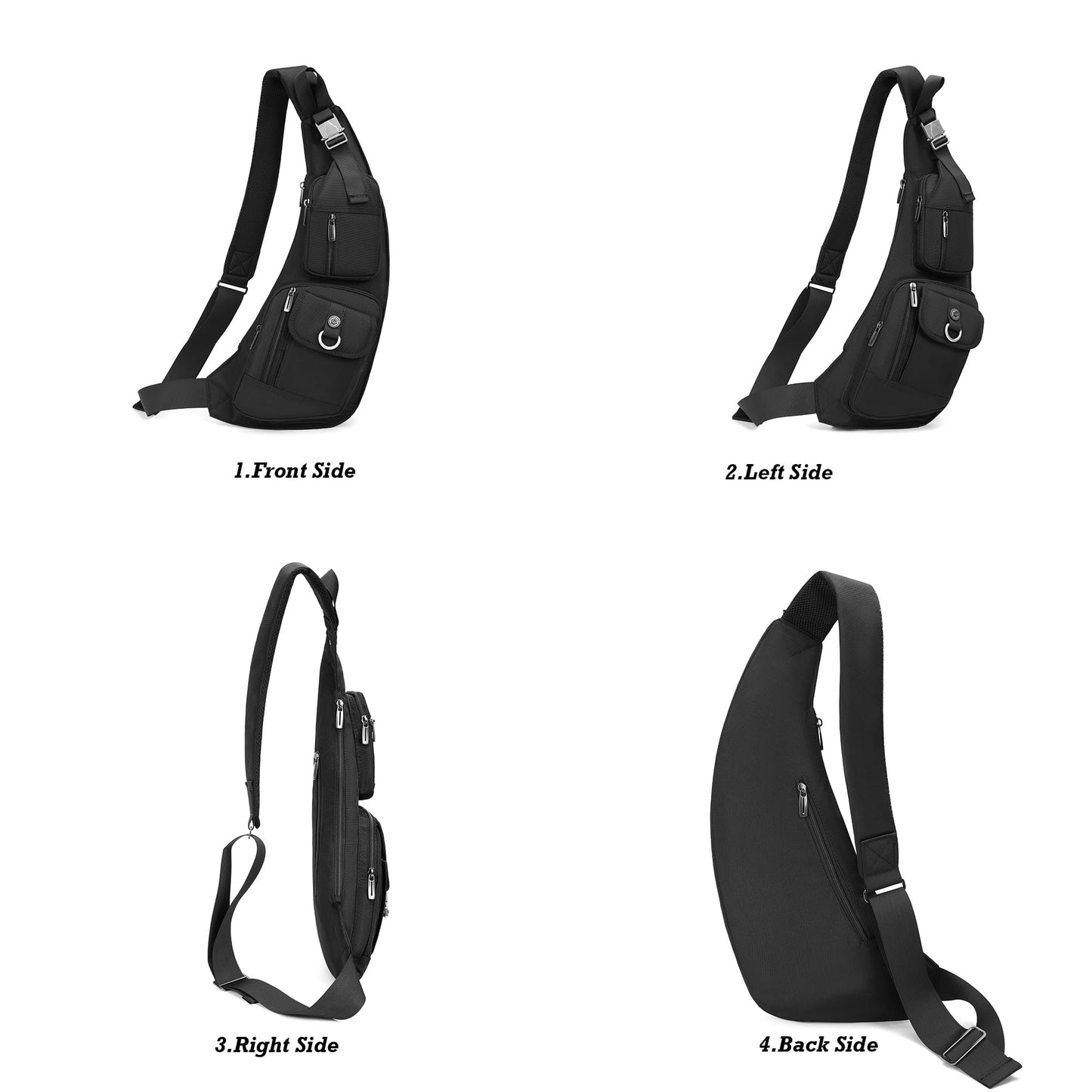 NICGID Sling Bag Chest Shoulder Backpack Crossbody Bags Casual Daypack for Men Women (Army gren-014)