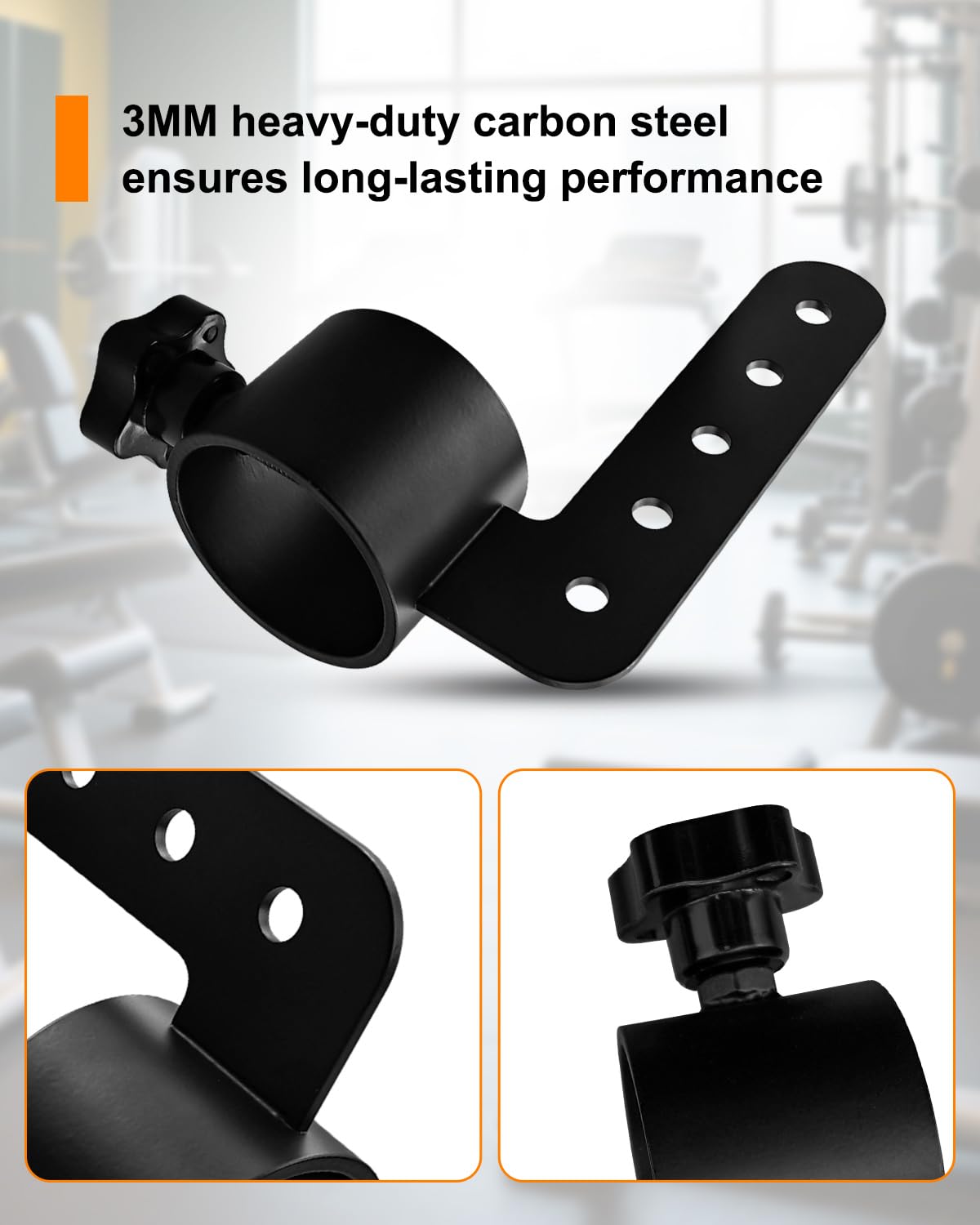 HZSIFU Belt Squat Bar Machine Attachment Compatible with 2 Inch Olympic Barbell Bar, Landmine D-Handle Cable T Bar for Squat Rack Home, with Exercise Handle