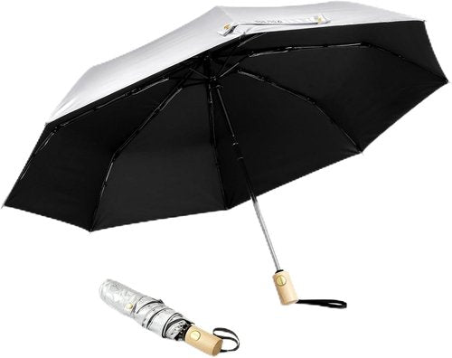 G4Free UV Protection Travel Umbrella - Compact 43 Inch, Auto Open/Close, SPF 50+ UV Blocking