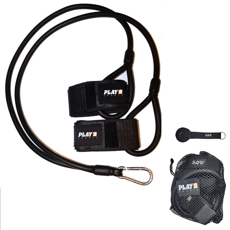 Shop Play 9 - Baseball Bands for Stretching - Baseball Bands for Arm Strength - with Anchor Straps & Door Mount for Versatile Use - Resistance Bands for Conditioning & Recovery