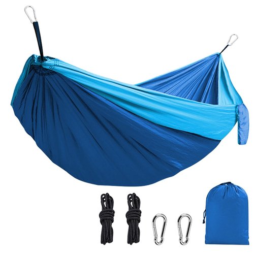 Camping Hammock, 660lbs Portable Hammock Tent for Travel Camping, Camping Accessories for Indoor Outdoor Hiking Backpacking Backyard Beach(Glue)