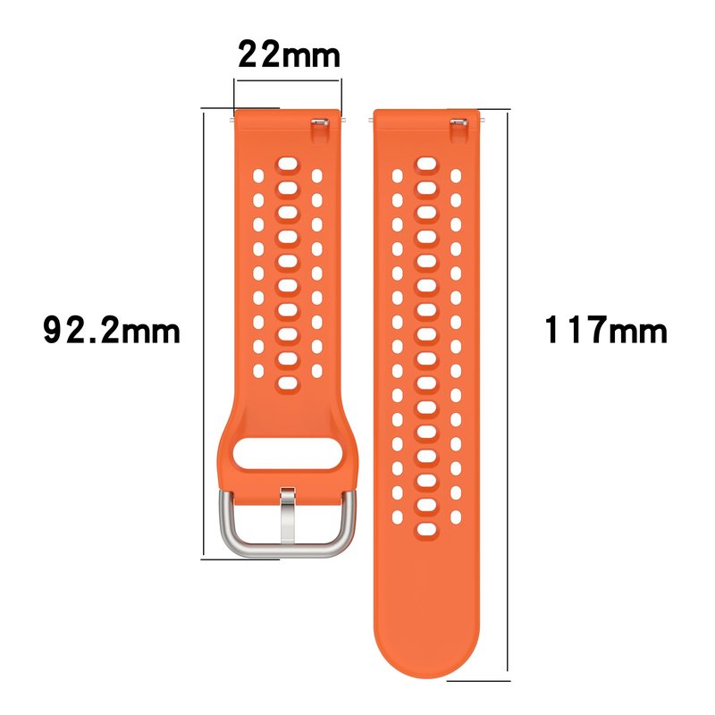 ZSZCXD Compatible for Amazfit Bip 6/Bip 5, 22mm Quick Release Soft Silicone Band Replacement Wristband Strap for Amazfit GTR 4/3/3Pro/2/2e/47mm