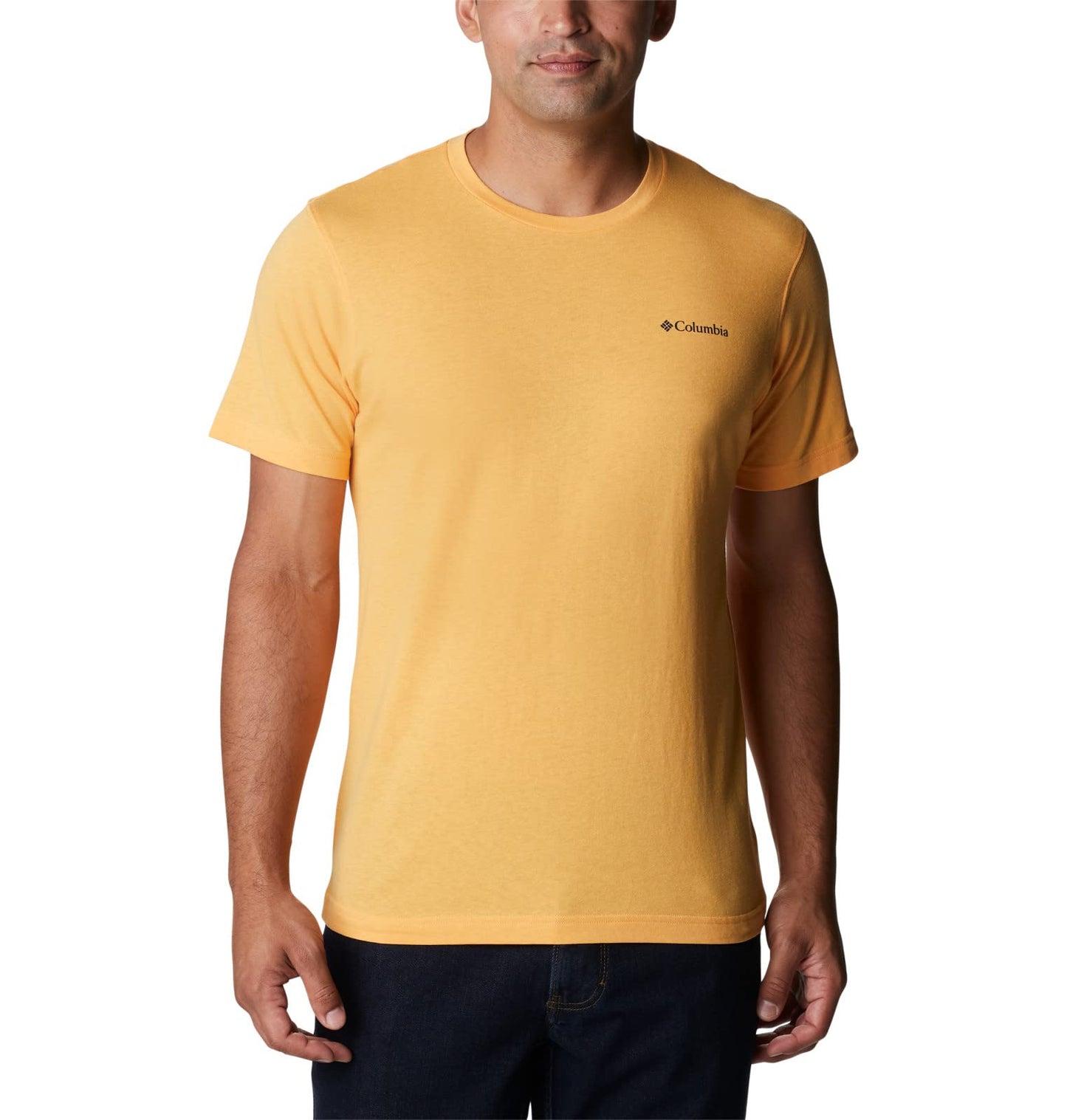 Columbia Men's Thistletown Hills Short Sleeve, Mango Heather, 2X Big