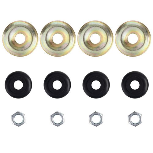 10L0L Golf Cart Shock Absorber Cushion Bushing Kit for EZGO TXT Marathon 1989-up, Club Car DS and Precedent 1982-Up, OEM# 1011415 10194G1 10435G1
